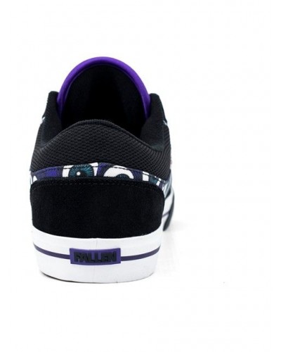 Zapatillas skate Fallen X Heroin skateboards Patriot Vulc black purple