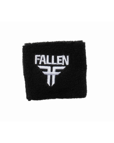 Muñequera Fallen Black white logo