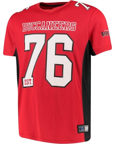 Camiseta Polymesh Fanatics Tampa Bay Buccaneers red