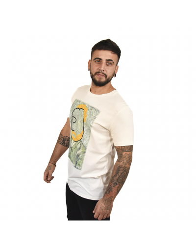 Camiseta NUM WEAR 6&4 vintage white