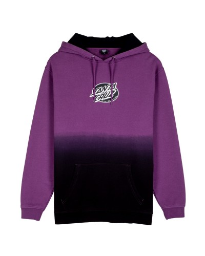 Sudadera Santa Cruz Mono Lined Oval Dot front purple black