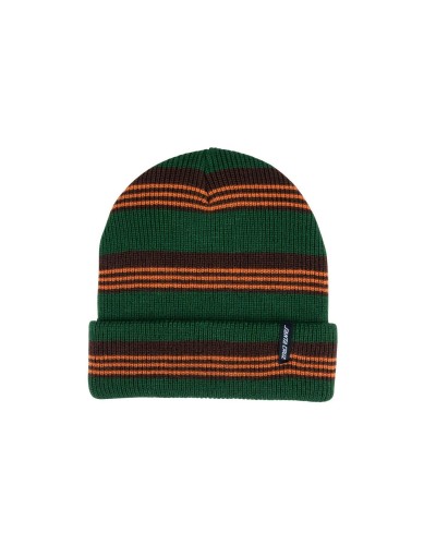 Gorro invierno Santa Cruz Seacliff malachite stripe