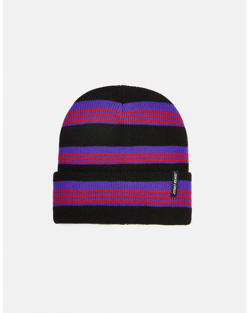 Gorro invierno Santa Cruz Seacliff purple black