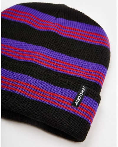 Gorro invierno Santa Cruz Seacliff purple black