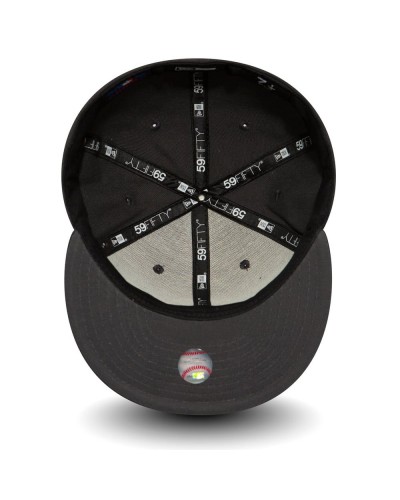 Gorra cerrada New Era 59 Fifty NY Yankees black white  MLB Basic black