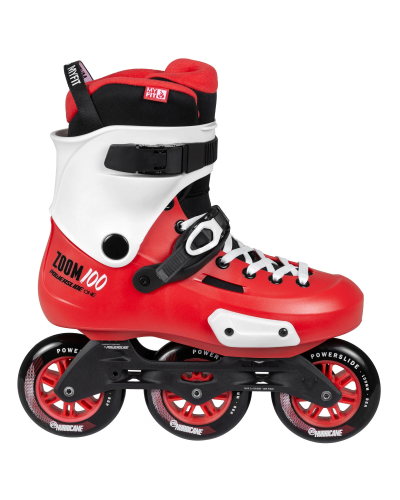 Patines Powerslide Zoom Trinity 100 red white black