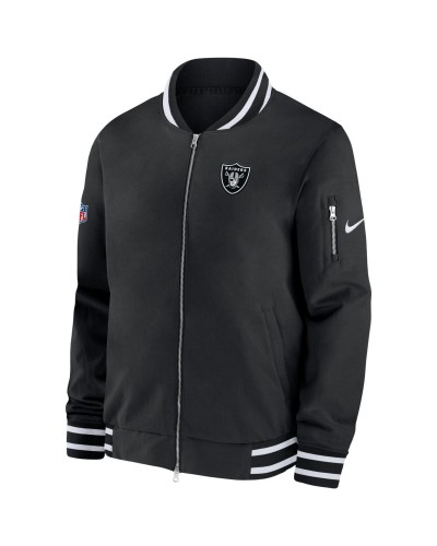 Chaqueta bomber Nike Las Vegas Raiders NFL Sideline black