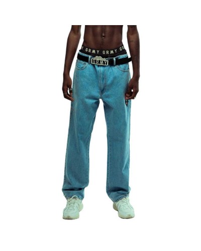 Pantalón vaquero Grimey The sweet burn regular denim washed blue