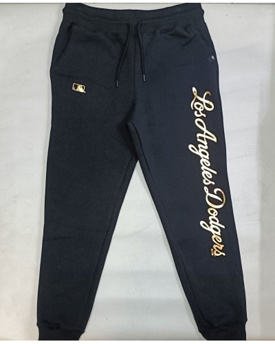 Pantalón de chandal 47 Brand LA Dodgers black / gold