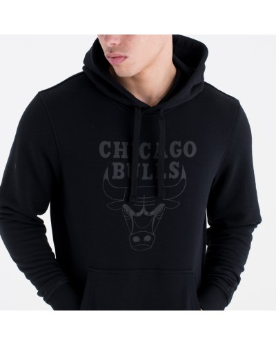 Sudadera NEW ERA Chicago Bulls Team Logo Black/Black