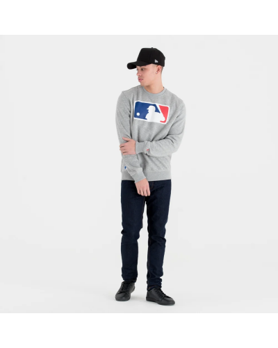 Sudadera crewneck NEW ERA MLB Logo Grey