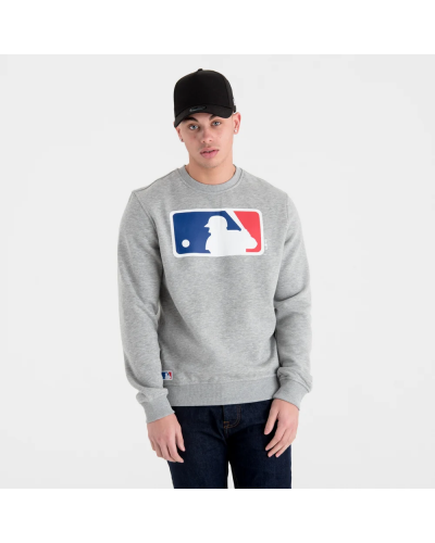 Sudadera crewneck NEW ERA MLB Logo Grey