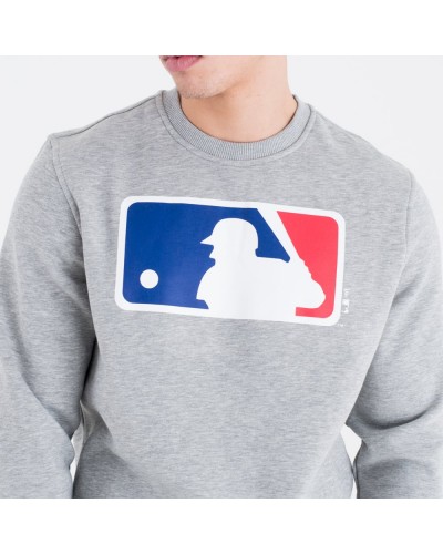 Sudadera crewneck NEW ERA MLB Logo Grey