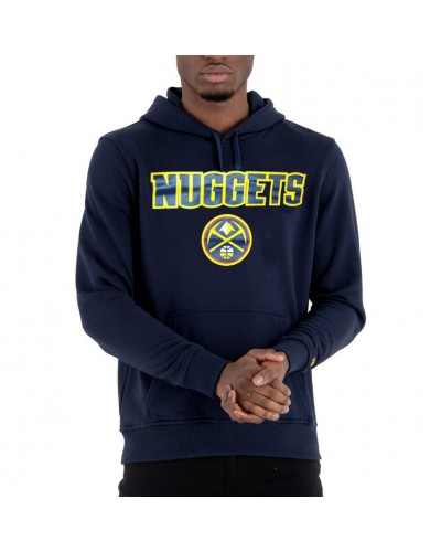 Sudadera NEW ERA Denver Nuggets Team Logo Blue Navy