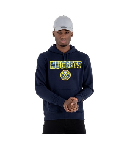 Sudadera NEW ERA Denver Nuggets Team Logo Blue Navy