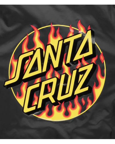 Chaqueta Thrasher X Santa Cruz Flame Dot black