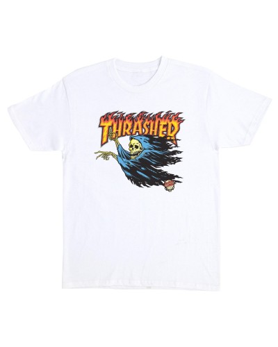 Camiseta Thrasher X Santa Cruz O´Brien Reaper white