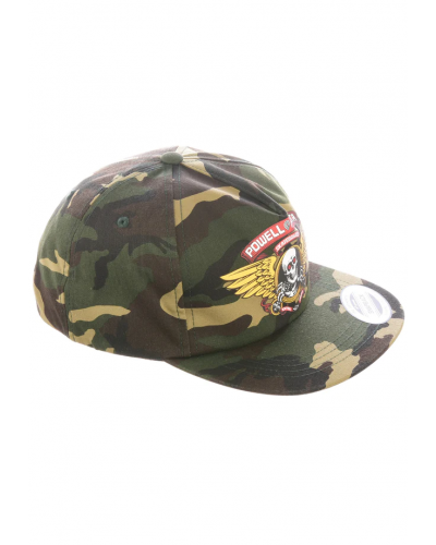 Gorra plana snapback Powell Peralta Winged Ripper camo