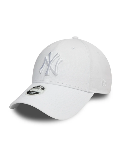 Gorra curva strapback New Era 9Forty New York Yankees White