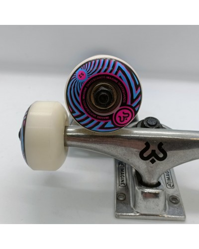 Ejes skateboard completos Imagine blue pink