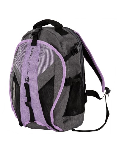 Mochila Fitness Powerslide drak grey purple