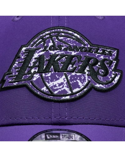 Gorra curva strapback 9 Forty New Era Los Angeles Lakers  purple