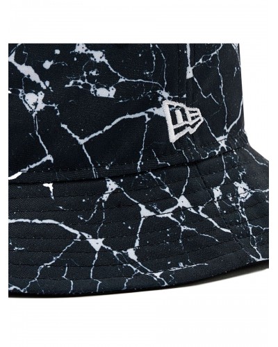 Bucket New Era Marble Print Black