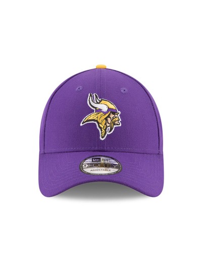 Gorra 9Forty New Era cierre velcro Minnesota Vikings The League Light Purple