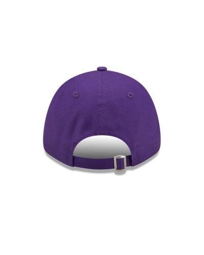 Gorra curva 9Forty New Era strapback LA Lakers NBA Team Logo Purple