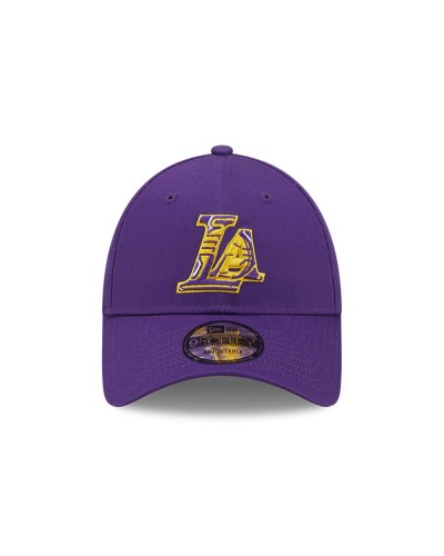 Gorra 9Forty New Era strapback LA Lakers NBA Team Logo Purple