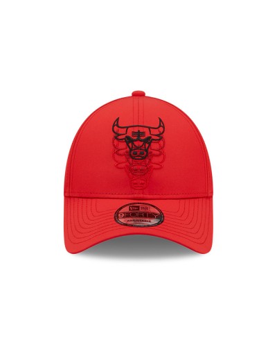 Gorra 9Forty New Era strapback Chicago Bulls NBA Stack Logo Red