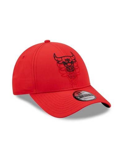 Gorra curva 9Forty New Era strapback Chicago Bulls NBA Stack Logo Red