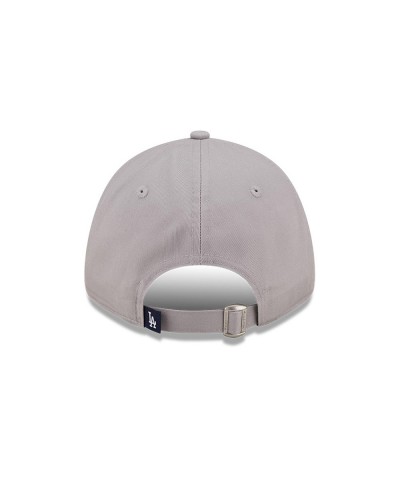 Gorra Curva 9Forty New Era Strapback  LA Dodgers MLB Team Logo Grey