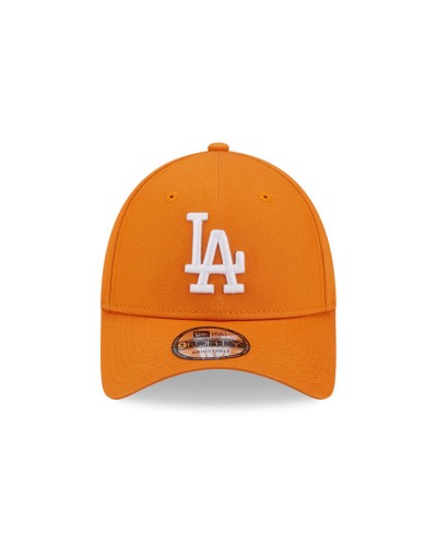 Gorra curva 9Forty New Era Strapback LA Dodgers MLB League Essential Orange