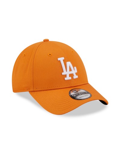 Gorra curva 9Forty New Era Strapback LA Dodgers MLB League Essential Orange