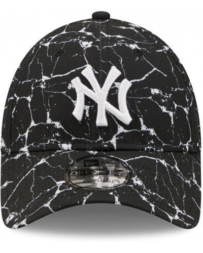 Gorra curva 9Forty New Era Strapback NY Yankees Marble Black