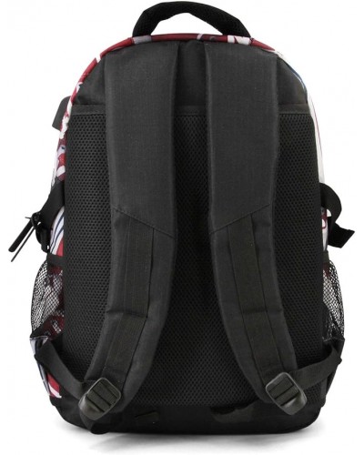 Mochila Pro Dg HS Tracks burgundy black