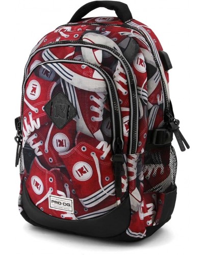 Mochila Pro Dg HS Tracks burgundy black