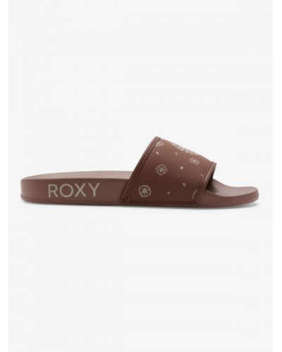 Chanclas Roxy Slippy brown chocolate