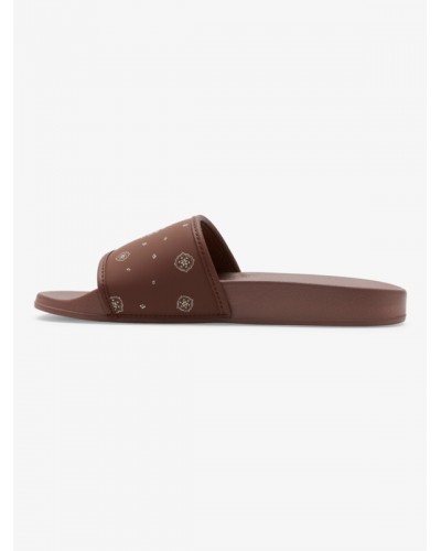 Chanclas Roxy Slippy brown chocolate