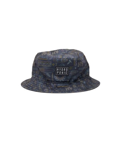 Bucket hat reversible Hydroponic Tribal charcoal