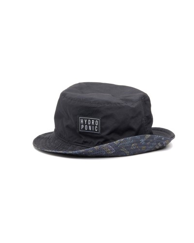 Bucket hat reversible Hydroponic Tribal charcoal