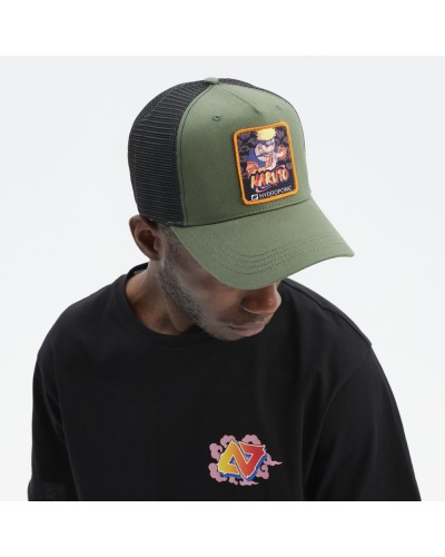 Gorra Hydroponic x Naruto green black