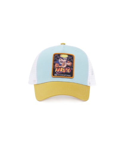 Gorra trucker Hydroponic x Naruto CP light blue yellow white