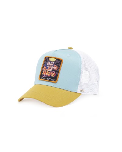 Gorra trucker Hydroponic x Naruto CP light blue yellow white