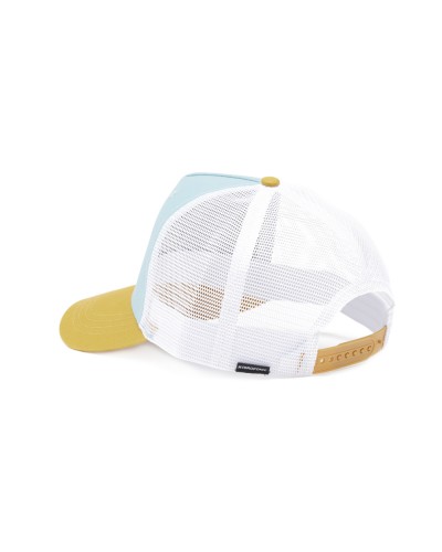 Gorra trucker Hydroponic x Naruto CP light blue yellow white