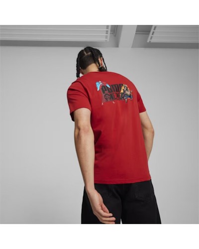 Camiseta Puma Graphic X One Piece red