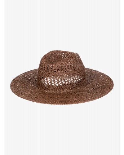 Sombrero paja Roxy Sun on the beach brown