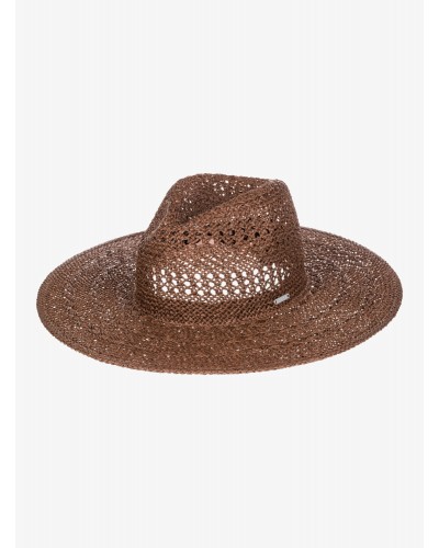 Sombrero paja Roxy Sun on the beach brown