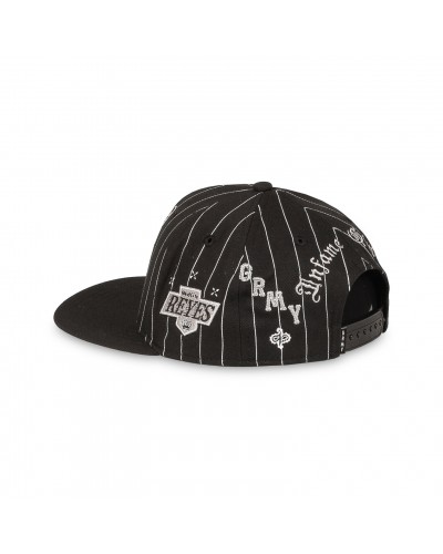 Gorra plana snapback Grimey Causing Panic black